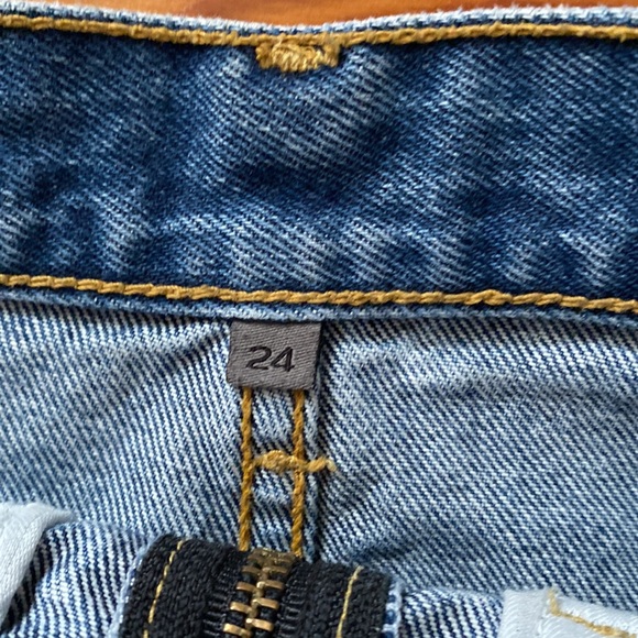 Carmar zip up ripped jean skirt - Picture 2 of 4